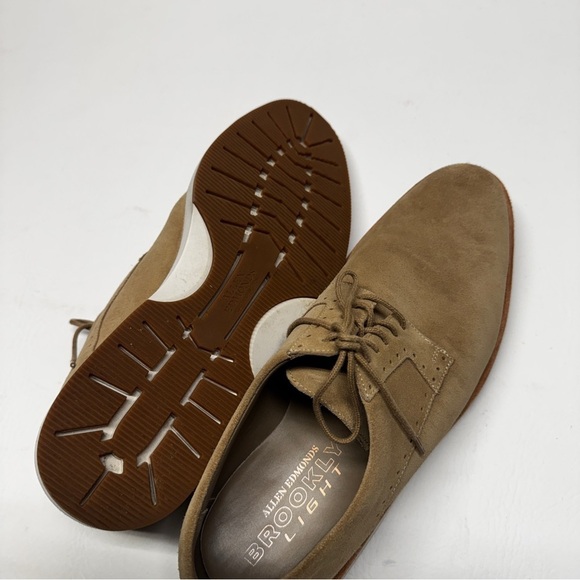 Allen Edmonds Brooklyn Light Suede Derby Shoes Sz 9 main image 6